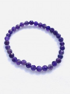 br Faceted Amethyst 6mm